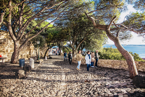 Castel Sao Jorge in Lisbon, Portugal