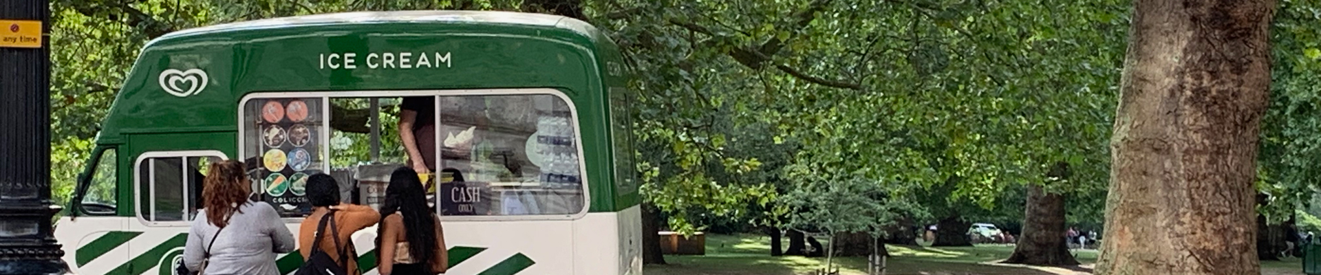 Ice Cream in Hyde Park, London