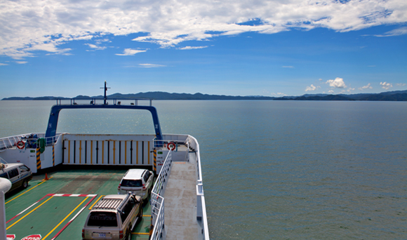 Ferry from Puntarenas to Paquera, Costa Rica