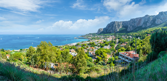 Mondello near Palermo in Sicily